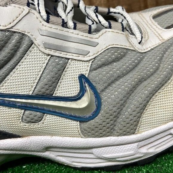 Nike  310318-001 Air Copious White Gray Running Shoes Sneakers Mens SZ 7.5 EUC - Picture 11 of 12